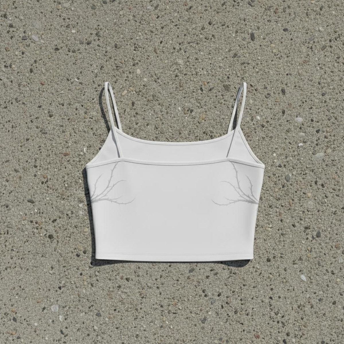 NOMAN Thorn Crop Top - Gray