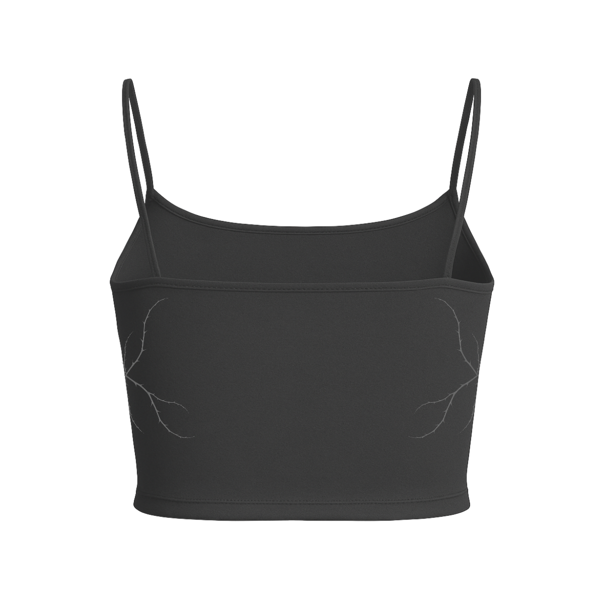 NOMAN Thorn Crop Top - Dark Gray
