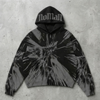 NOMAN ASTRO - Washed Black Hoodie - No Man Left