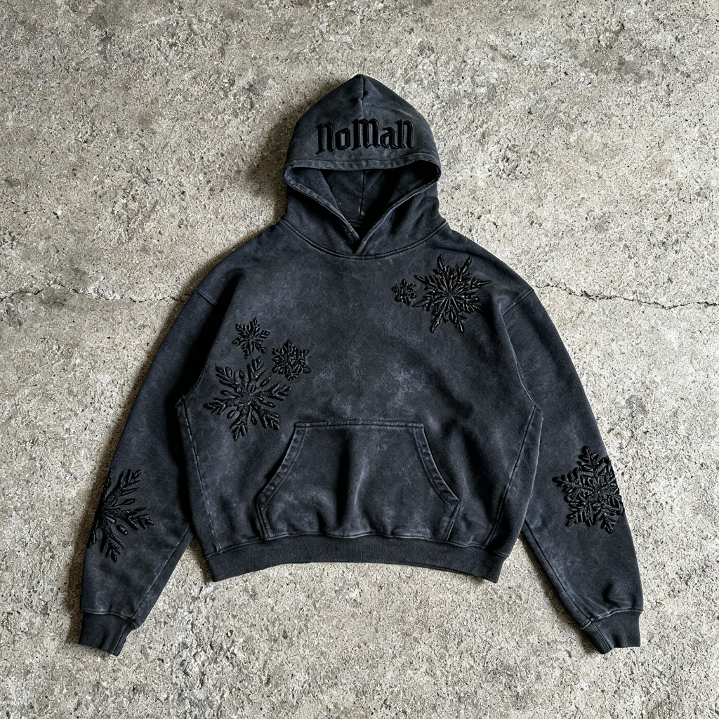 NOMAN FROST - Baggy Washed Hoodie