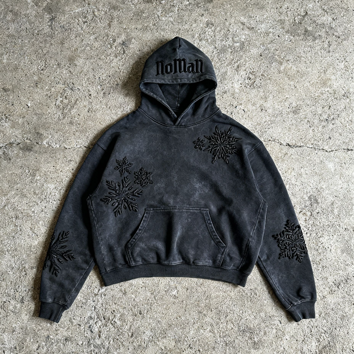 NOMAN FROST - Baggy Washed Hoodie