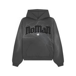 NOMAN Thorn Baggy Pullover Hoodie - Dark Gray - No Man Left