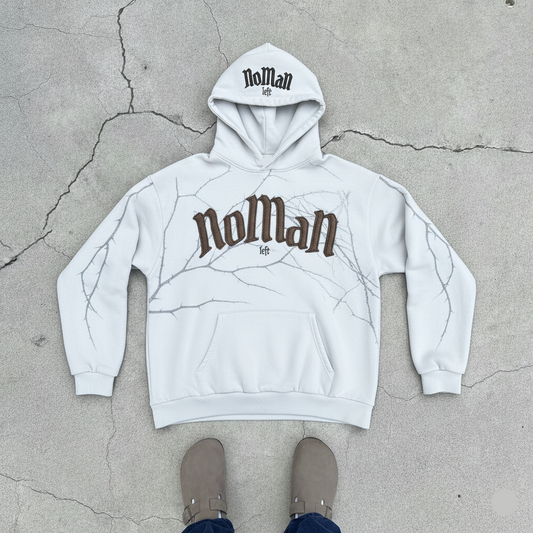NOMAN Thorn - Gray Baggy Hoodie
