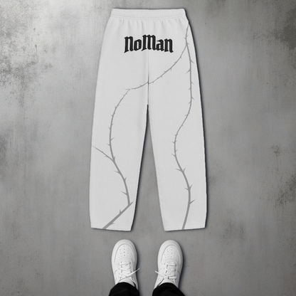 NOMAN Thorn Baggy uncuffed Sweatpant - Gray