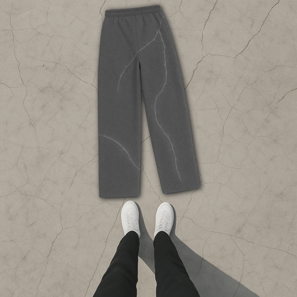 Thorn Baggy uncuffed Sweatpant - Dark Gray - No Man Left