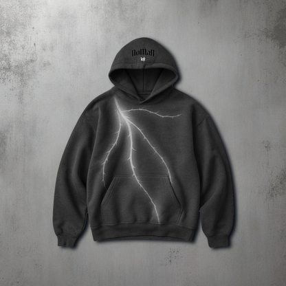 Thorn Baggy Pullover Hoodie - Dark Gray