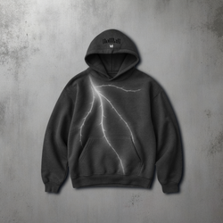Thorn Baggy Pullover Hoodie - Dark Gray