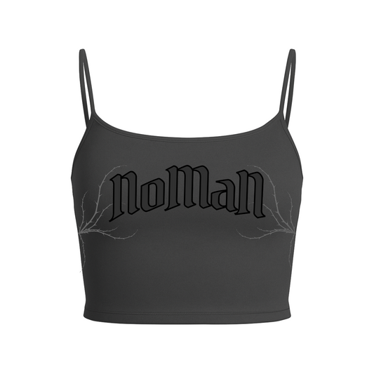 NOMAN Thorn Crop Top - Dark Gray
